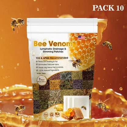 Bee Venom Detox Patches (1 pack Contains pack of 10 pieces) Buy 1 Get 1 Free